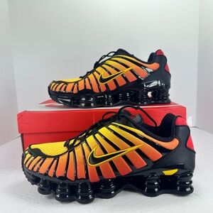 Nike Shox TL Sunrise Orange Yellow Gradient Shoes AV3595-004 Men’s Size 9.5-12